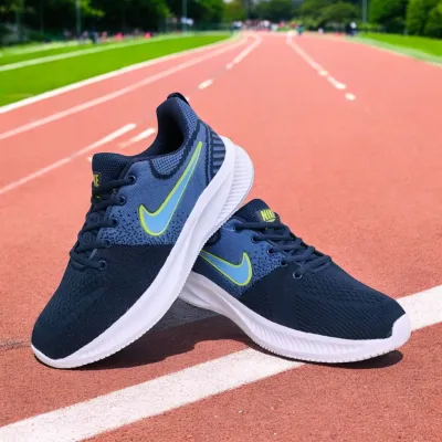 BLACK & NAVY RUNNING SNEAKERS